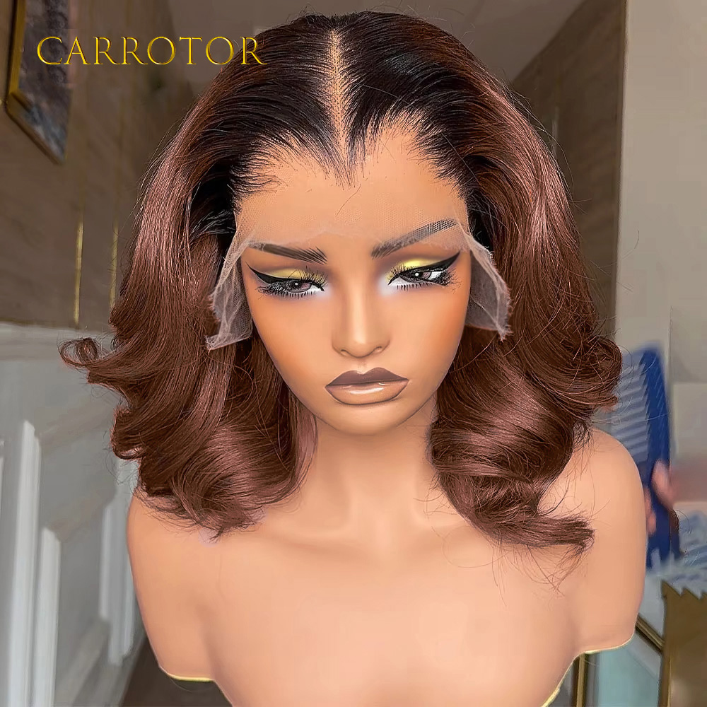 Lace Front Wig - Lagos Hairline Wig 1b4 Ombre Colored