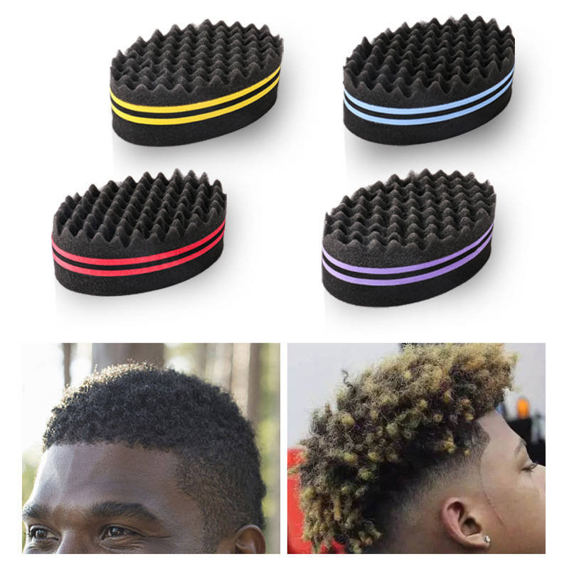 Twist Sponge Coil - Oval Double Sides Magic Twist Hair