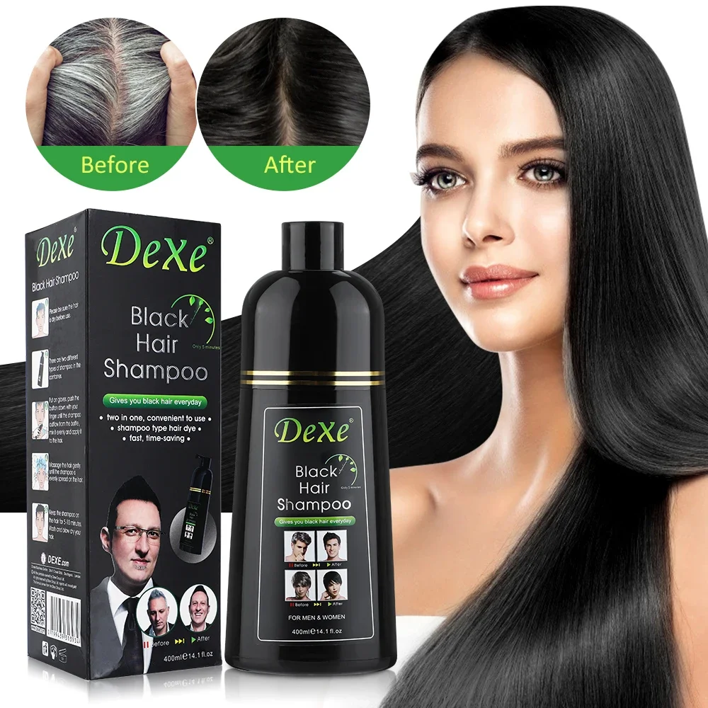 Hair Care Herbal - Hair Dye Semi Permenant Shampoo Black
