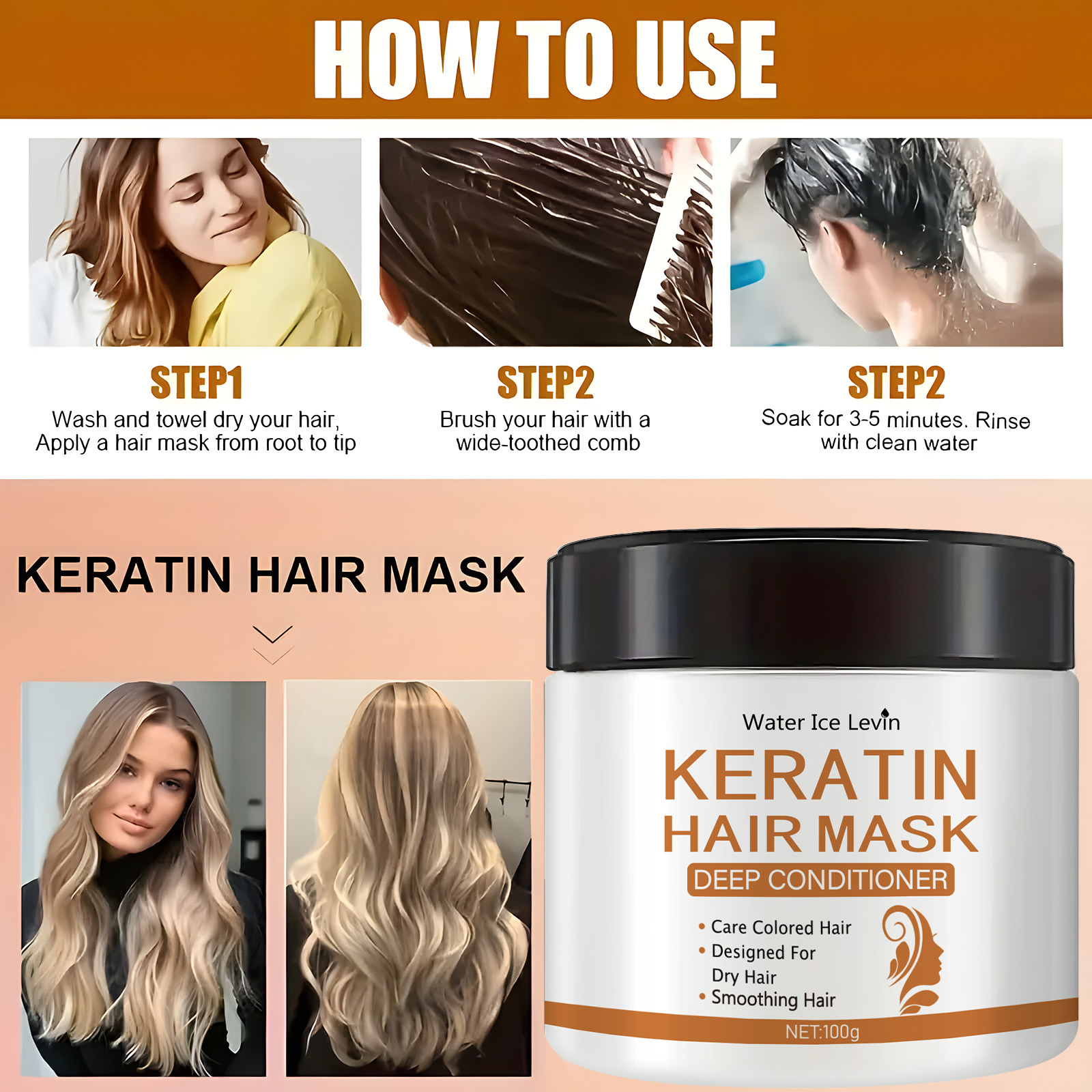 Keratin Hair Mask - Deep Condi - Hair Care Dupes incelemesi ve fiyatı