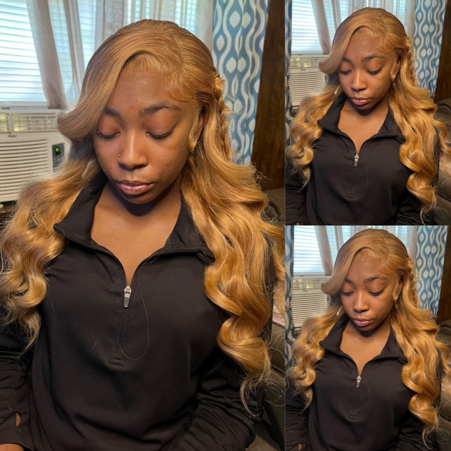 38 40 inch #27 Honey Blonde Co - Lace Front Wig incelemesi ve fiyatı