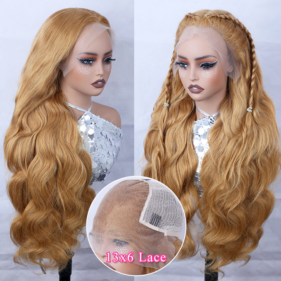 38 40 inch #27 Honey Blonde Co - Lace Front Wig incelemesi ve fiyatı
