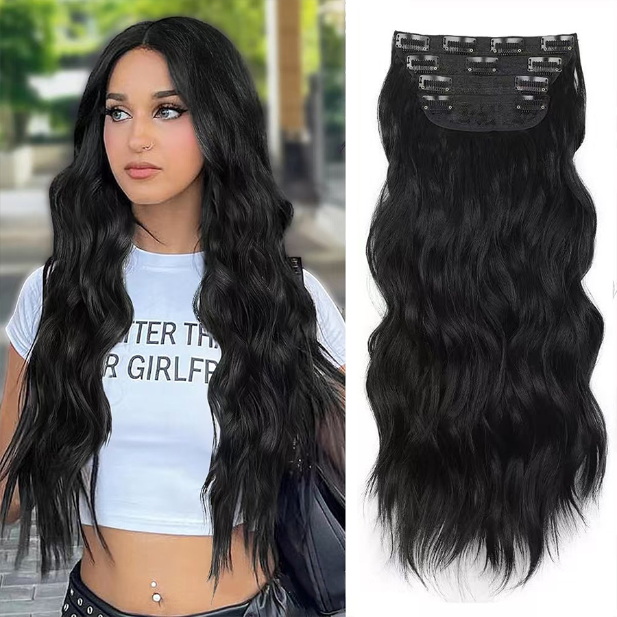 Clip in Long Wavy Hair Extensi - Hair Care Women incelemesi ve fiyatı