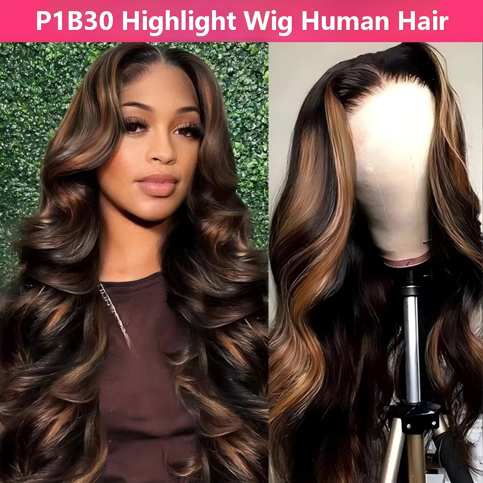 P1B30 Highlight Ombre Body Wav - Lace Front Wig incelemesi ve fiyatı