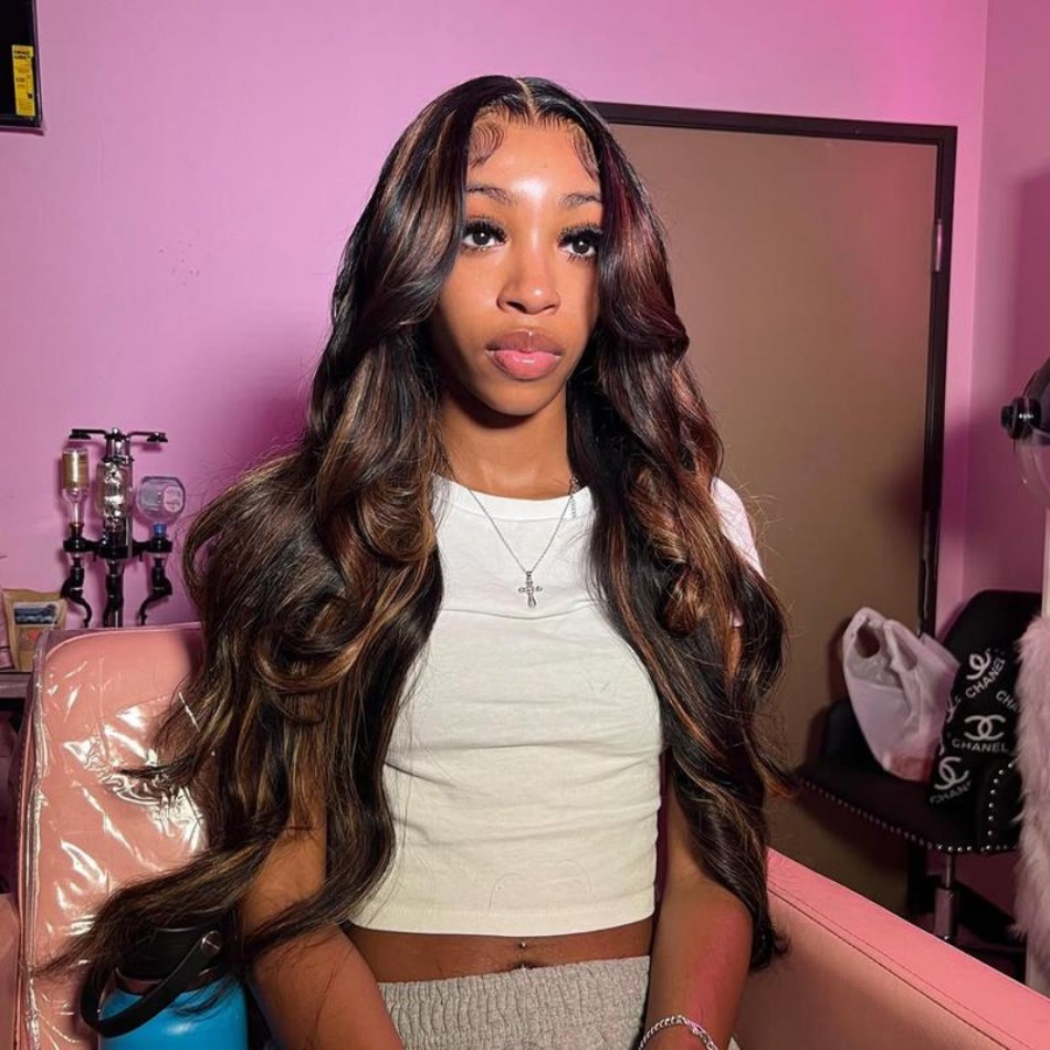 P1B30 Highlight Ombre Body Wav - Lace Front Wig incelemesi ve fiyatı