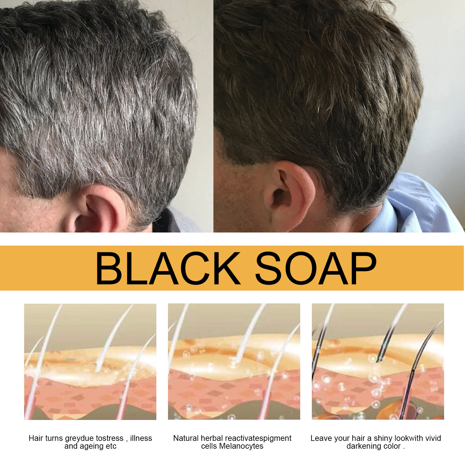 Hair Shampoo Soap Polygonum Mu - Hair Care Herbal incelemesi ve fiyatı