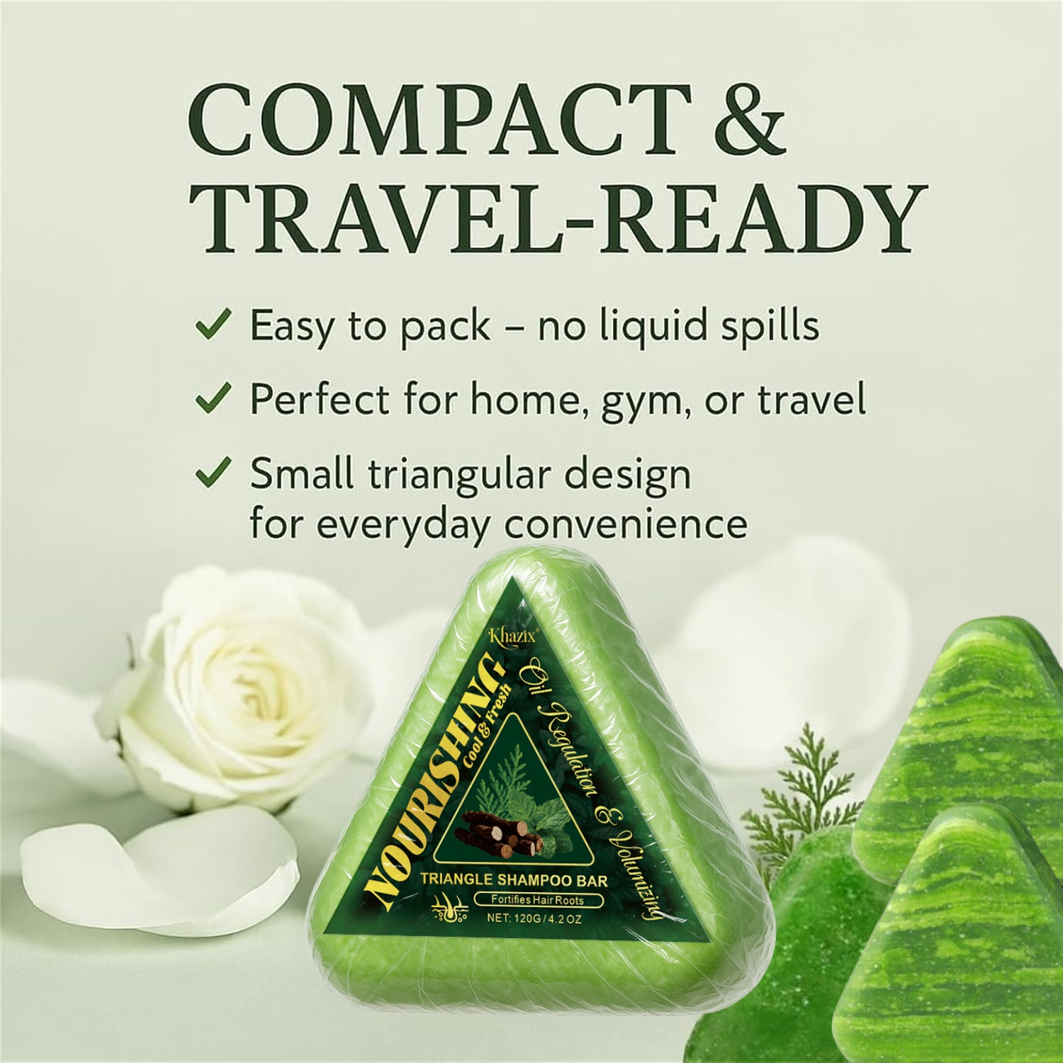 Green Triangle Soap Shampoo Ba - Hair Care Herbal incelemesi ve fiyatı