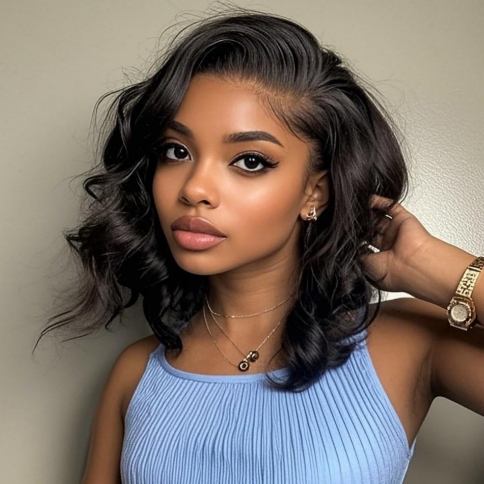 Body Wave Short Bob Wig Human  - Lace Front Wig incelemesi ve fiyatı