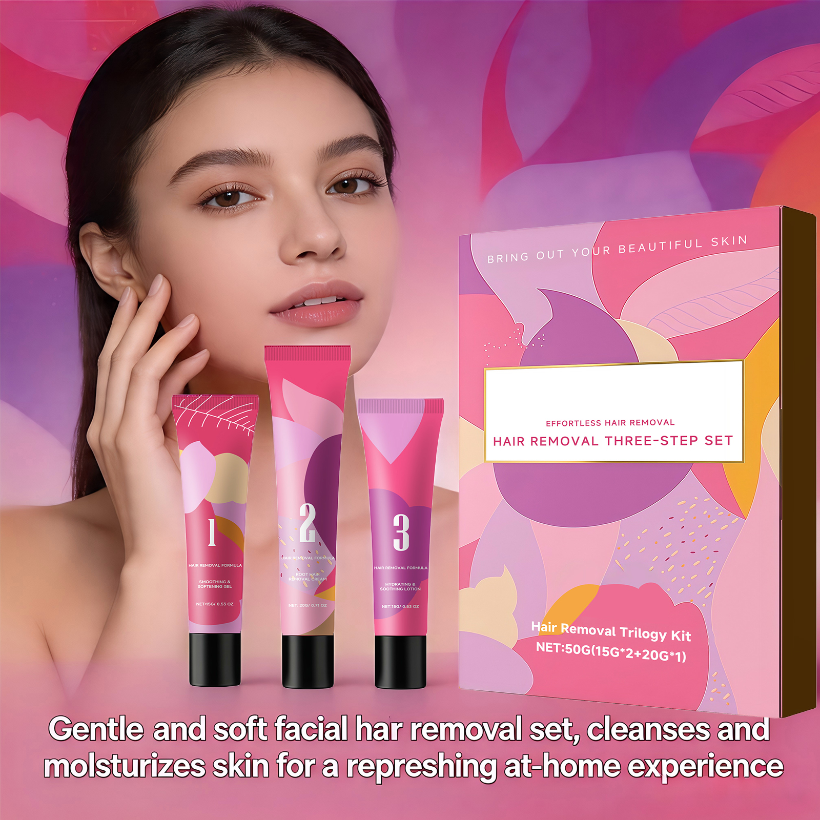 Facial Hair Removal 3-Step Set - Hair Care Step incelemesi ve fiyatı