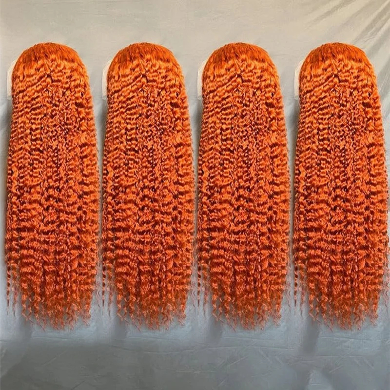 13x6 Ginger Orange Deep Wave L - Lace Front Wig incelemesi ve fiyatı