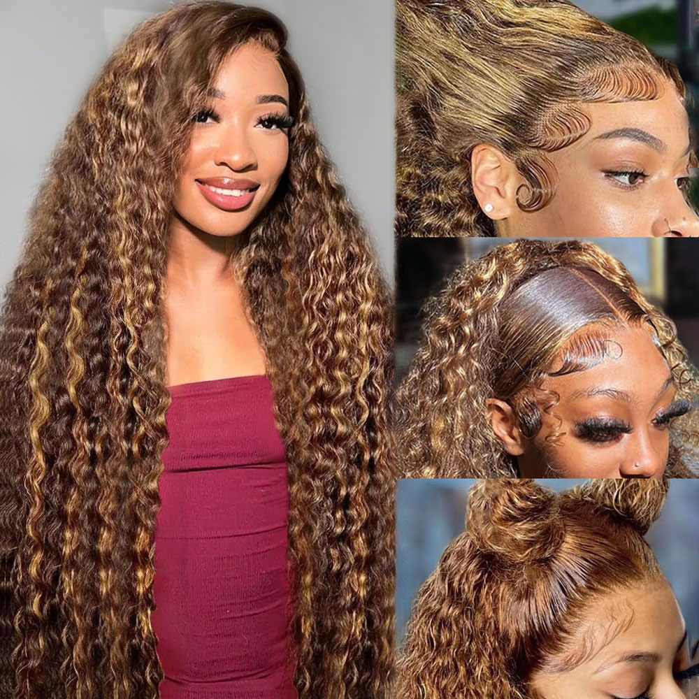 36 Inch Deep Wave P4/27 Highli - Lace Front Wig incelemesi ve fiyatı
