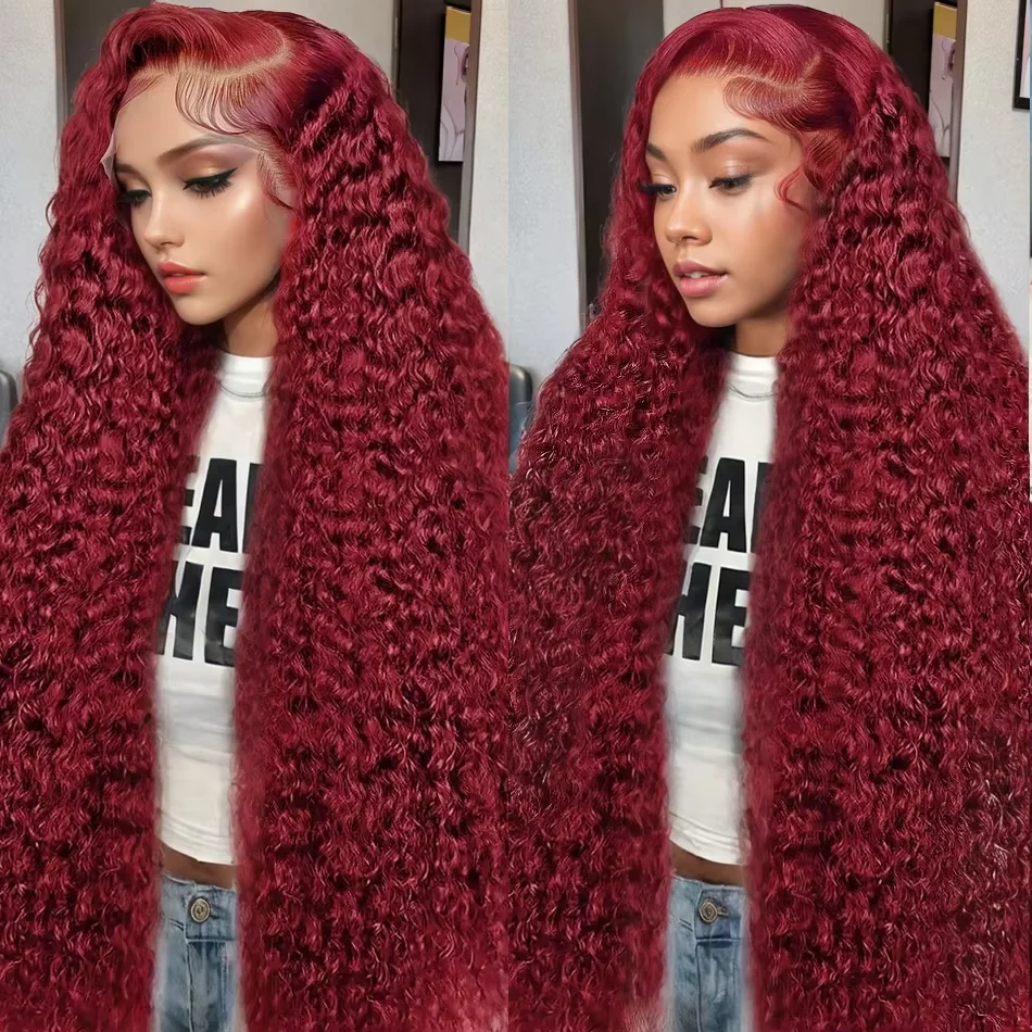 SoGreat Burgundy Curly Wigs De - Lace Front Wig incelemesi ve fiyatı