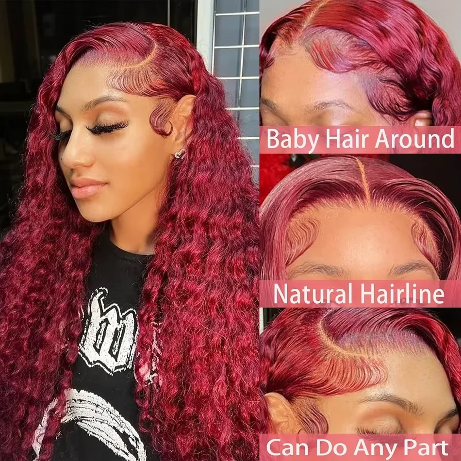 SoGreat Burgundy Curly Wigs De - Lace Front Wig incelemesi ve fiyatı