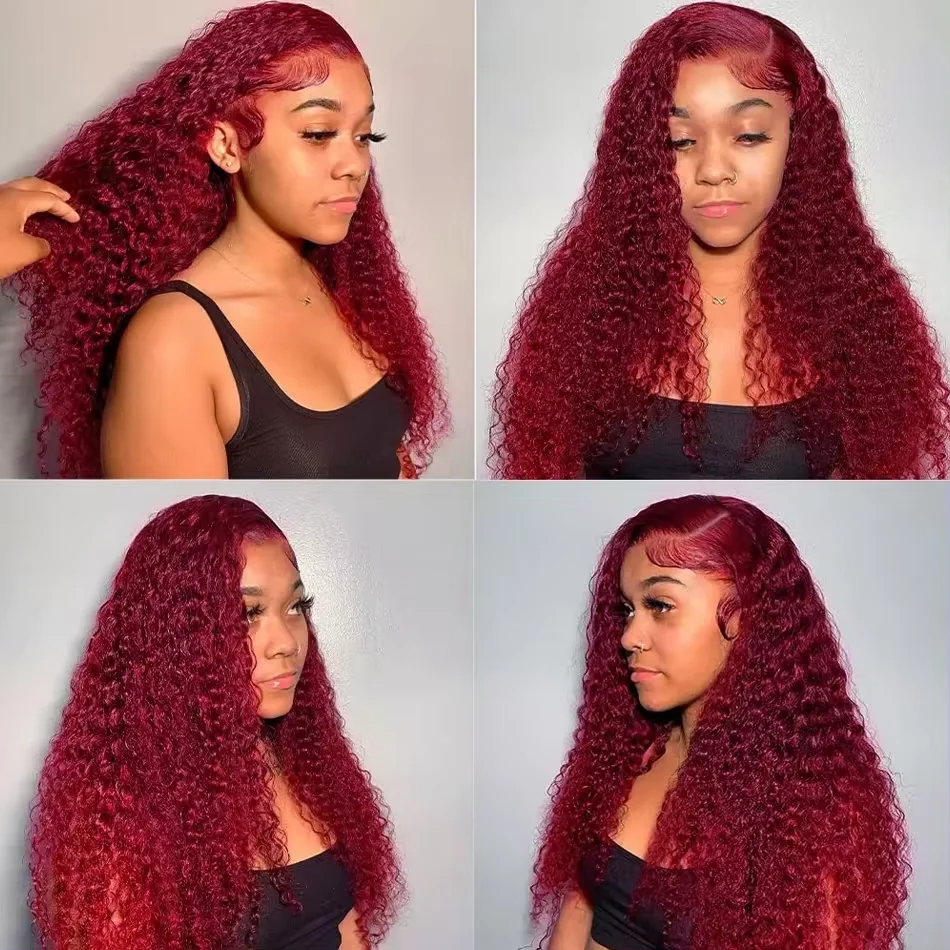 SoGreat Burgundy Curly Wigs De - Lace Front Wig incelemesi ve fiyatı
