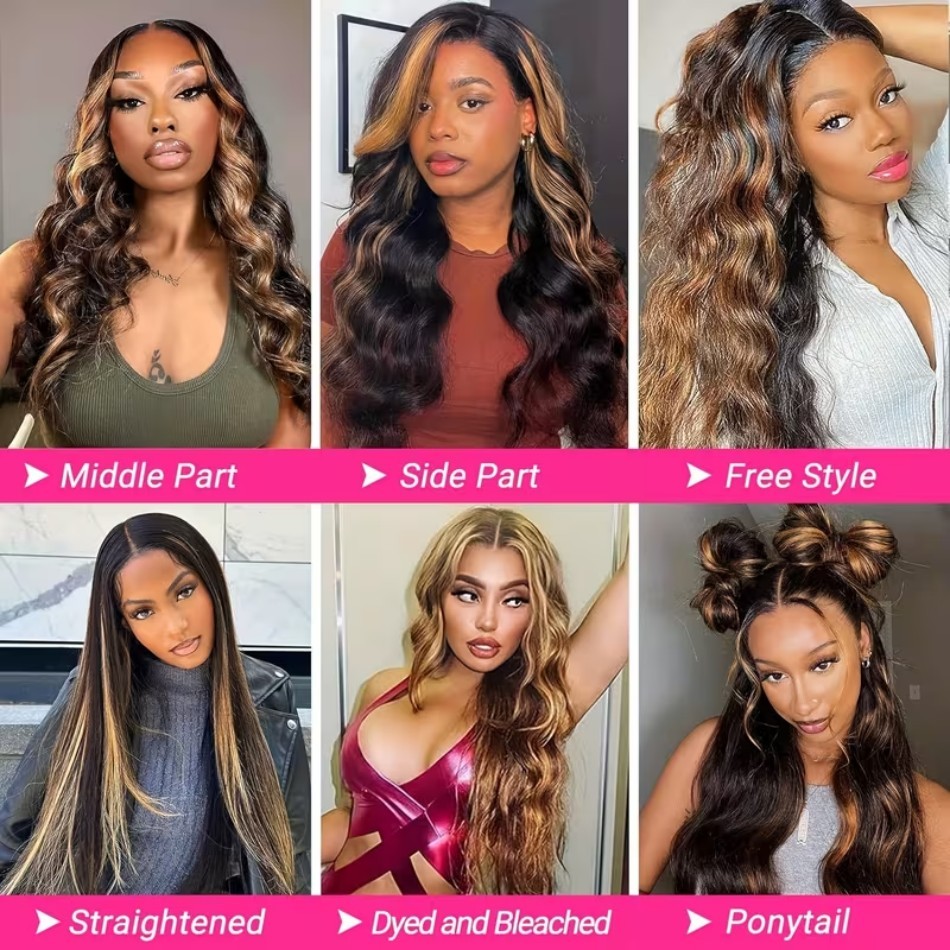 Body Wave Lace Front Wig Highl - Lace Front Wig incelemesi ve fiyatı